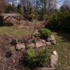 Пришлось экстренно крепить откос камнями...  http://mnogoletnik.com