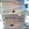 Обиваем курятник дощечкой. Sheathe wall coop boards. 🐔🙌❤