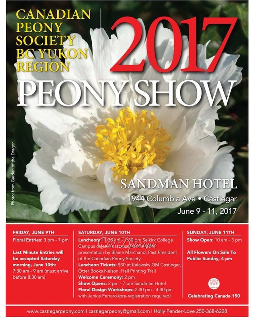 Canadian Peony Society, BC Yukon Region