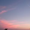 А ещё был тонкий месяц 🌙, и след от самолёта. 💙💖💙💖