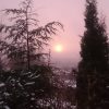 31 декабря в под вечер неожиданно сквозь тучи пробилось солнце ☀ Это было неожиданно и приятно, и на волне праздничного настроения воспринималось, как хороший знак на 2018 год 😊☀