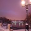 Вечером в Царицыно. Вид на пруд 💜✨