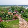 С верхней ступеньки лестницы это выглядело вот так 😊☀🌸🌿