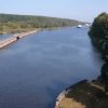 Наши окрестности очень красивы. ⚓🛳 Вид на канал имени Москвы с Икшинского шлюза сегодня, 1 сентября. Вдали видно корабль - это танкер. День совсем летний, даже лучше, чем вчера. И вода теплее 😀🏊💦