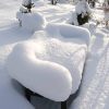 Нижний сад - листайте! 😁Садовый диван, ☁️ площадка, на которой он стоит - всё такое мягкое!☁️☁️ 😁 На фото 3 - "облачка" на сирени Мейера. ☁️☁️☁️