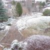 И до нас долетел снежок ❄️❄️❄️ Фото в 6:30 утра (если он растает позже, это не галюцинация))