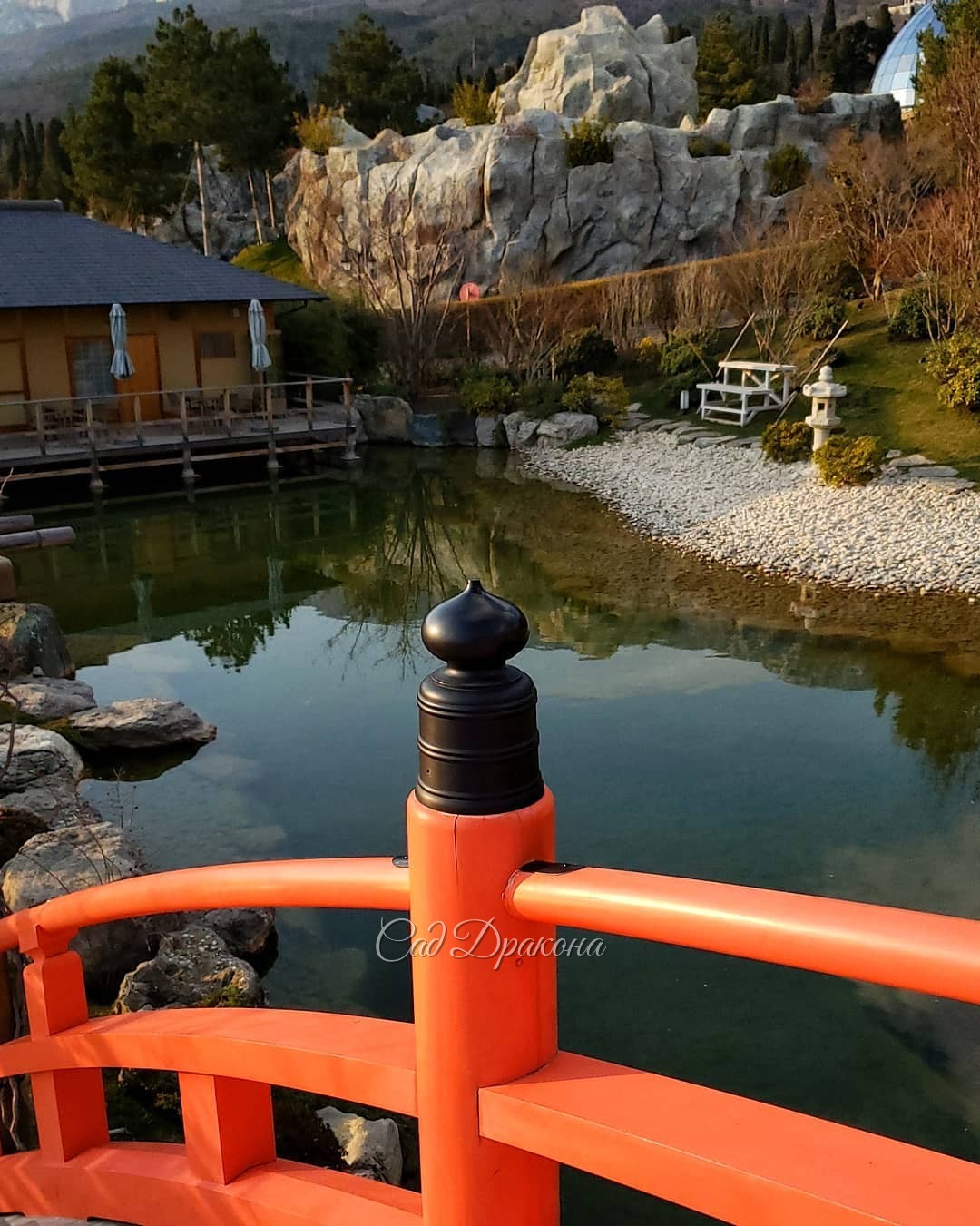 Продолжаем показывать японский сад в комплексе "Мрия" ⛩️